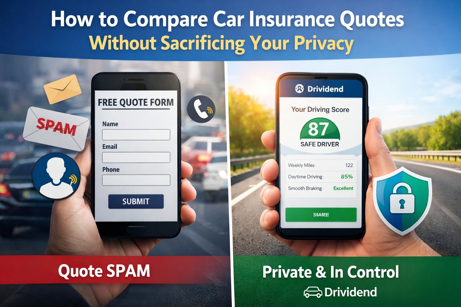 How to Compare Car Insurance Quotes Without Sacrificing Your Privacy